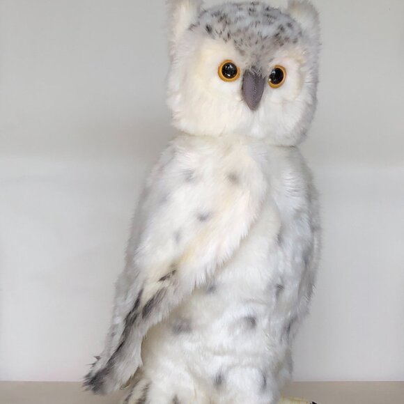 Hansa Handcrafted 16 Inch (41 CM)  Snow Owl Stuffed Animal Brand New w/ Tag - Picture 14 of 14